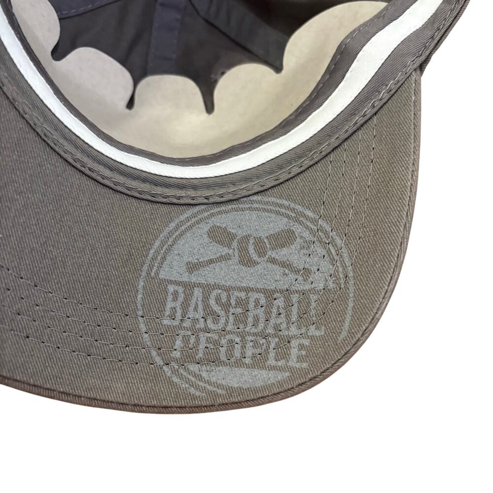 NWT We People "BASEBALL PEOPLE" Adjustable Strap Hat Dad Cap Mom Gray Travel - Picture 6 of 8